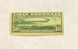 US Scott #C13 MNH 1930 65c Graf Zeppelin - Picture 1 of 2