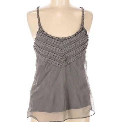 Тишина + шум Anthropologie плетеная туника Майка без рукавов серый L 4122 - Изображение 1 из 4