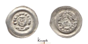 Coburg, gräfl. henneberg. Mzst., Hermann I., Pfennig, Grasser 1b/c, 0,53g., vz - Picture 1 of 1