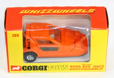 Corgi Toys 389 Reliant Bond Bug 700 ES Whizzwheels (NM) in Original Box (NM) - Image 1 of 4