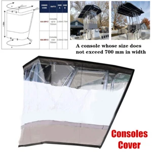 Universal Boat Marine Clear Hood Consoles Cover for T-TOP Enclosure Spray Shield - Bild 1 von 10