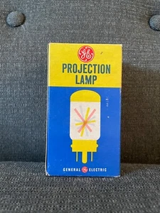 Vintage NOS Projection Lamp Bulb General Electric DMK 120V 500 Watts - Picture 1 of 8