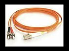 C2G 33164 OM1 Fiber Optic Cable, LC-ST 62.5/125 Duplex Multimode PVC Fiber Cable
