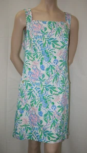 Lilly Pulitzer The Lilly Shift Just A Pinch Dress Resort White 015621 SZ 14 NEW - Picture 1 of 12