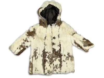 复古女孩 Alaksan 兔毛外套 8 码漂亮夹克 — 第 1/4 张图片