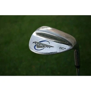 Pure Spin Lob Wedge 60* Wedge RH Steel Shaft Wedge Flex - Picture 1 of 6