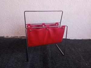 Portariviste vintage retrò cromato e Skai - Foto 1 di 14
