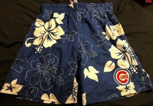 Traje de baño de los Cachorros de Chicago para adultos baúles pequeños estilo hawaiano MLB - Imagen 1 de 2
