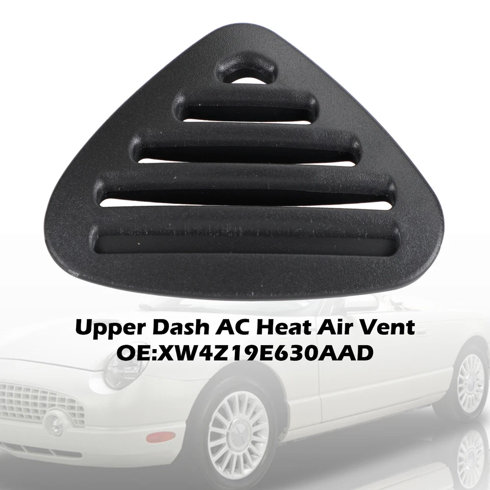 Upper Dash AC Heat Air Vent Black XW4Z19E630AAD for Ford Thunderbird 2002 S11 - Image 1 of 4