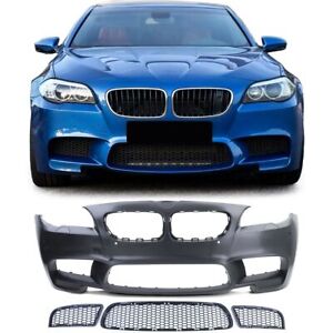 M5 look Full Front bumper For BMW F10 F11 10-17 without places for fog lamps