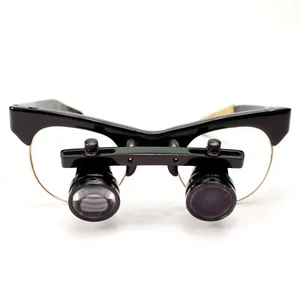 Vintage Optometrist Binocular Glasses Steam Punk w/ Orig Case - Picture 1 of 11