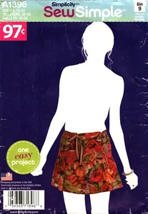 Sew Simple ~ 1396 ~ Misses' Skirt ~ Sizes 10-22 - Picture 1 of 4