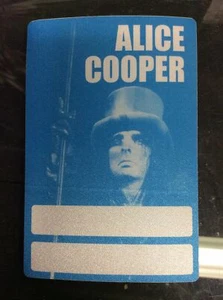 Alice Cooper 1997 Rock n' Roll Carnival Tour backstage pass - Picture 1 of 2