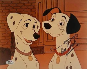 🎥PSA DNA Lisa Daniels Signed✍️Disney 101 Dalmatians Photo Inscribed “Perdita❤️” - Picture 1 of 3