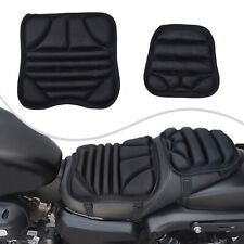 2Pcs Motorcycle For Seat Cushion Set Gel Cover/Pad Universal Pressure Relief.