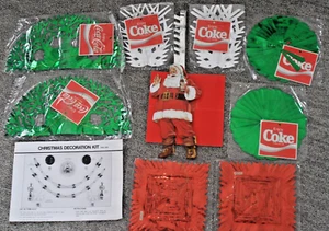 COCA-COLA Cola WEIHNACHTSDEKO SET Santa New Old Stock PAX-245 Schneeflocke+++ - Bild 1 von 19