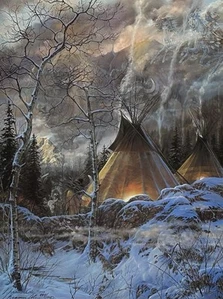 Julie Kramer Cole Limited "Wakan Tanka" Print (1993) S/N 997/1250 - Handsigniert - Bild 1 von 5