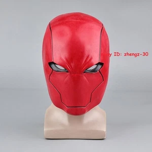 DC Comics Red Hood Mask Halloween Prop Batman Cosplay Helmet Headgear Xmas Gift - Picture 1 of 9