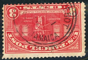 Q3 PARCEL POST - JAMAICA PAQUEBOT ( PACKET BOAT ) 1914 CANCEL - A RARE USAGE !! - Picture 1 of 2