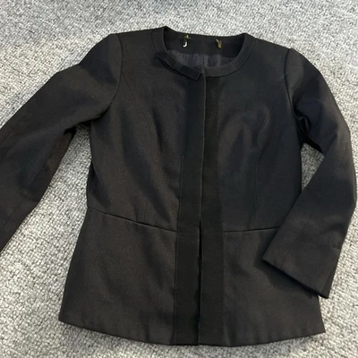 Blazer Chaqueta Negra LOUIS VUITTON UNIFORMES Talla EUR 40 EE. UU. Talla 4 Pequeña Foto 1 de 4