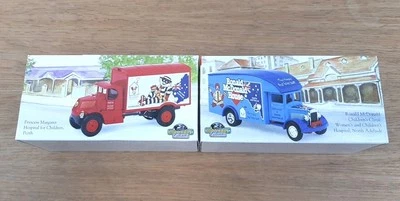 Matchbox 1920 Mack AC  & 1931 Morris Van Ronald McDonald's House Charities - Image 1 of 4