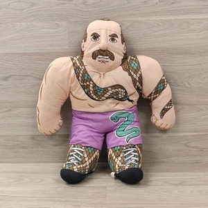 READ🔻 Jake The Snake Roberts WWF Wrestling Buddy Buddies Plush Toy Wrestler 22" - Picture 1 of 17