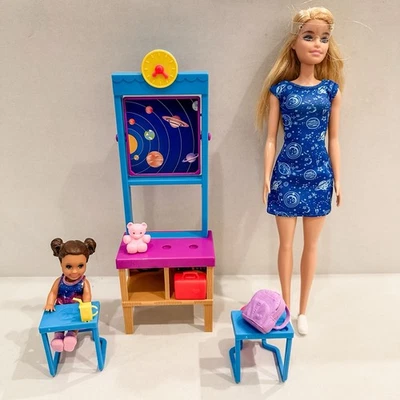 Barbie Space Discovery Dolls Teacher Student - Incomplete - Image 1 of 4