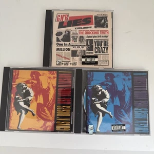 Guns N' Roses 3x CD Lot Lies Use Your Illusion I II - Foto 1 di 2