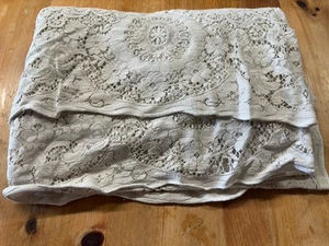 Vintage Baumwolle Häkel Tischdecke - Bild 1 von 10