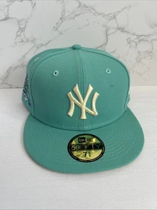 new york yankees new era 59fifty 7 5/8 World Championships Patch Mint Green - Picture 1 of 15