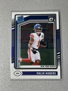 2024 Donruss Optic Malik Nabers Rated Rookie #271 Giants RC - Picture 1 of 2