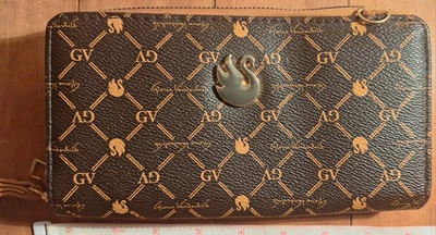 Cartera/bolsa de muñeca Gloria Vanderbilt con monograma. ¡Excelente estado! Foto 1 de 4