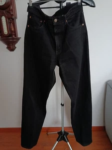 Vintage schwarze Herren Jeans Levi's 550 Relaxed Fit (Made in USA) W34 L36 - Bild 1 von 8