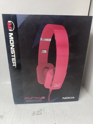 Nokia Purity HD WH-930 Pink Over The Ear Headset W/ Case  Sealed - Image 1 of 4
