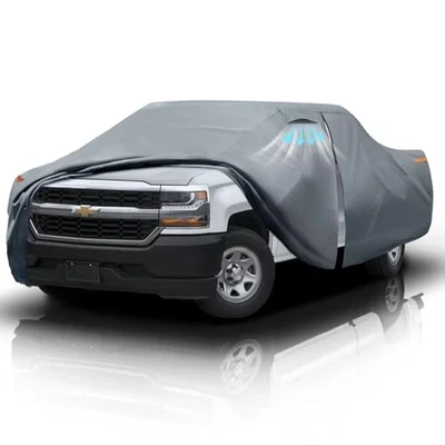 For Chevrolet Silverado 1500 1998-2025 Waterproof Car Cover 10 Layers with Zippe Foto 1 de 4