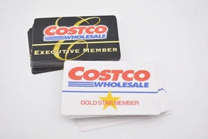 Monopoly Costco Wholesale game part pieces - gold star & executive member cards - Picture 1 of 2