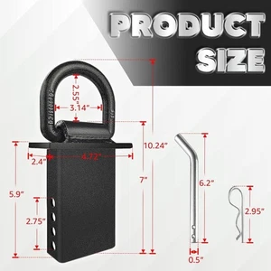 Stake Pocket D Rings 4Pcs 18000lbs Heavy Duty Removable D-Ring Stake Pocket ) - Picture 1 of 7