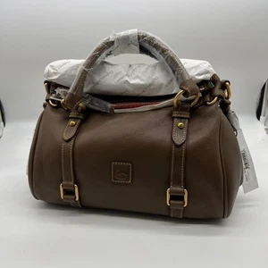Dooney & Bourke Women Handbags Florentine Leather Small Satchel Elephant - Picture 1 of 14