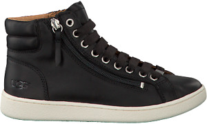UGG Women's Olive Shoes: Black/White 1019663 NEW
