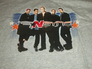 Camisa vintage 2000 NSYNC Justin Timberlake - XL manga larga - Imagen 1 de 5
