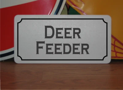 Deer Feeder Metal Sign - Image 1 of 3