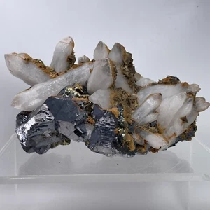 Cuarzo - Pirita - Galenita xx Rumania xx Cuarzo - Pirita - Galenita xx Rumania - Imagen 1 de 17