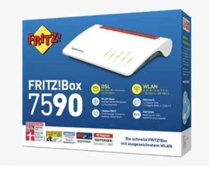 AVM FRITZ!Box 7590 Wireless Router + Modem - Weiss (20002828) - Bild 1 von 1