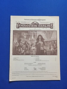 Reglas del sistema de la ciudad de Forgotten Realms - AD&D - Imagen 1 de 2
