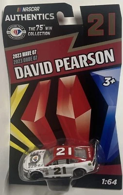 NASCAR Authentics David Pearson #21 75th Win Wave 7 NEW/VHTF - Image 1 of 2