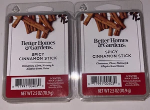 Better Homes & Gardens Scented Wax Melts SPICY CINNAMON STICK / 2 Packs - Picture 1 of 2