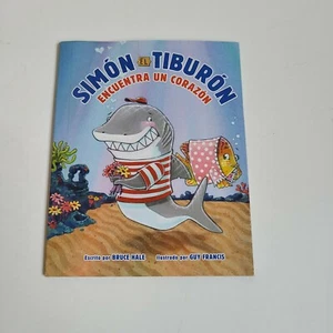 McDonald's Happy Meal Spanish Book Clark The Shark Takes Heart Simon El Tiburon  - Bild 1 von 3