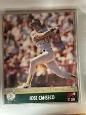 1991 Impel Line Drive Action Photo Jose Canseco Oakland A's MLB - unopened