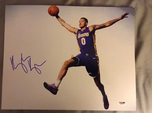 Autographed Kyle Kuzma 11x14 Photo Lakers PSA DNA Rookie Graph - Picture 1 of 1