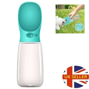 550ml Cat Dog Pet Water Bottle Drinking Cup Bowl Puppy Travel Outdoor Feeder UK - Picture 1 of 1